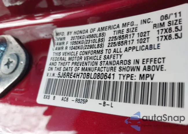 5J6RE4H70BL080641: 44223022