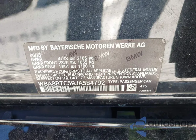 WBA8B7C59JA584792: 44223040