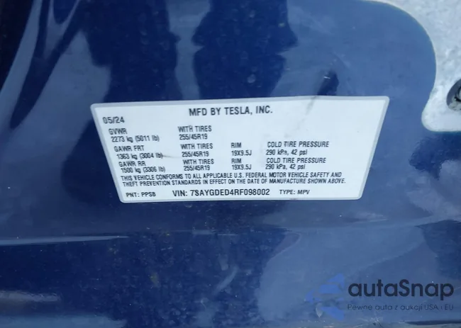 7SAYGDED4RF098002: 44223061