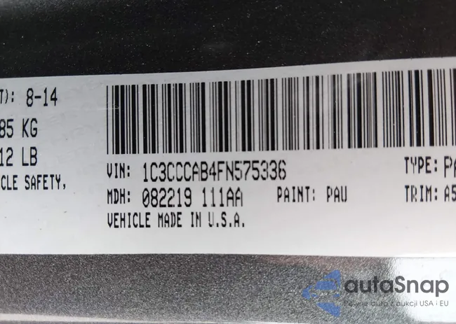 1C3CCCAB4FN575336: 44223180