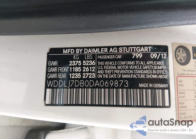 WDDLJ7DB0DA069873: 44223328