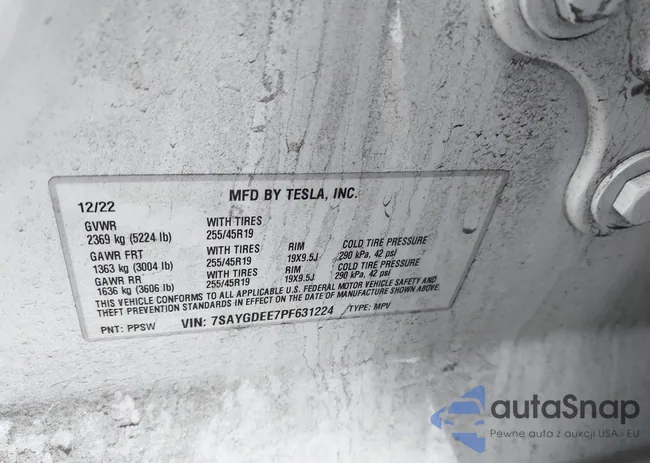 7SAYGDEE7PF631224: 44224366