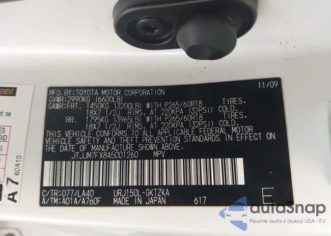 JTJJM7FX8A5001260: 44224418