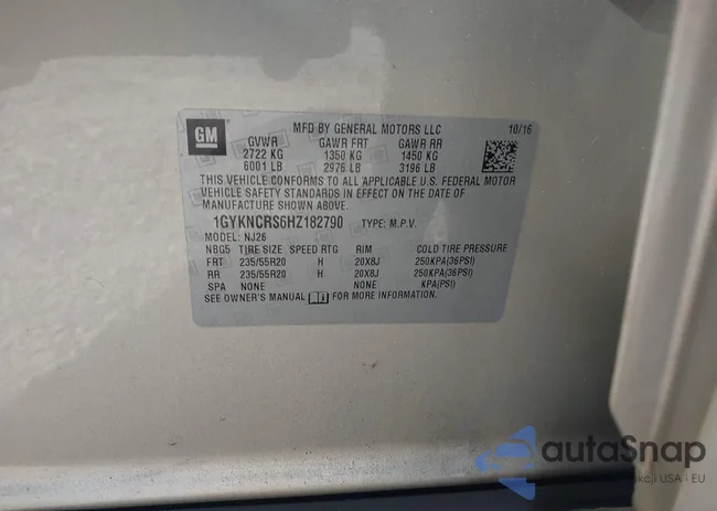 1GYKNCRS6HZ182790: 44224441