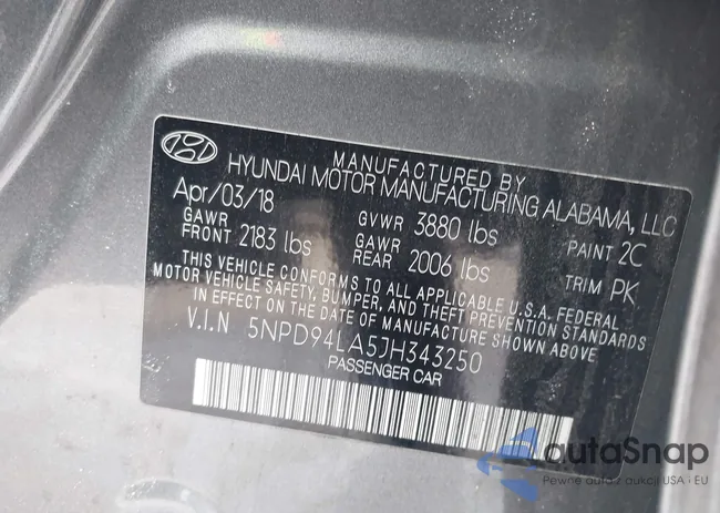 5NPD94LA5JH343250: 44224468