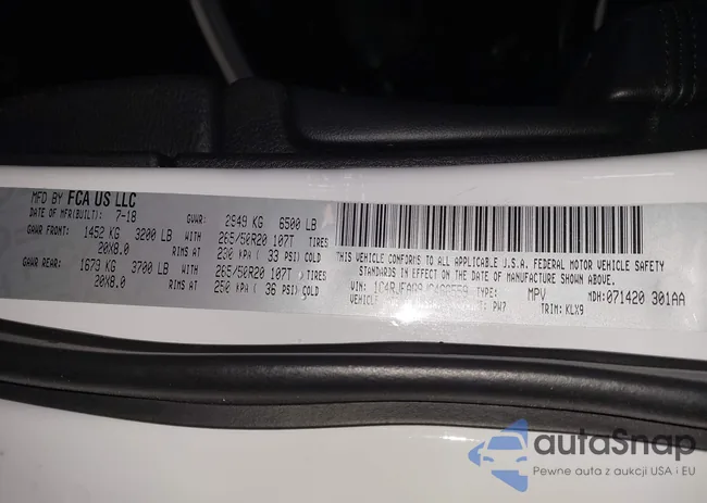 1C4RJFAG9JC466559: 44224561