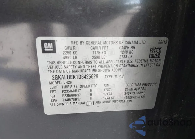 2GKALUEK1D6425628: 44224636