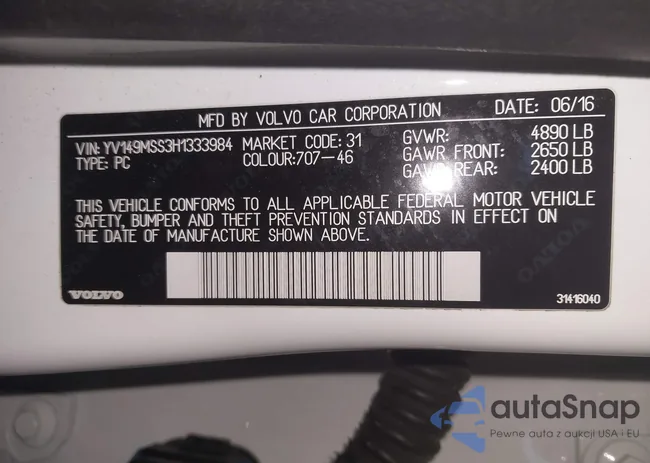 YV149MSS3H1333984: 44224750