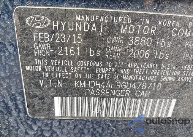 KMHDH4AE9GU47871: 44224763