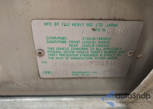 JF1SG63696H705094: 44224765