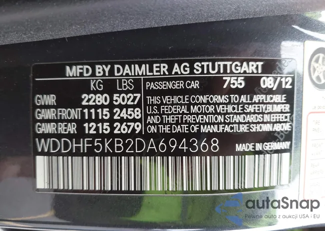 WDDHF5KB2DA694368: 44224943