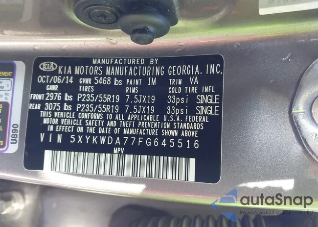 5XYKWDA77FG645516: 44224001