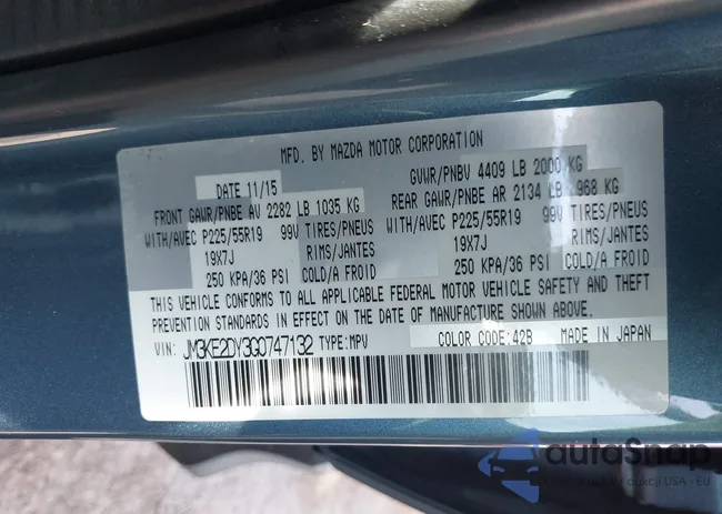 JM3KE2DY3G0747132: 44224025