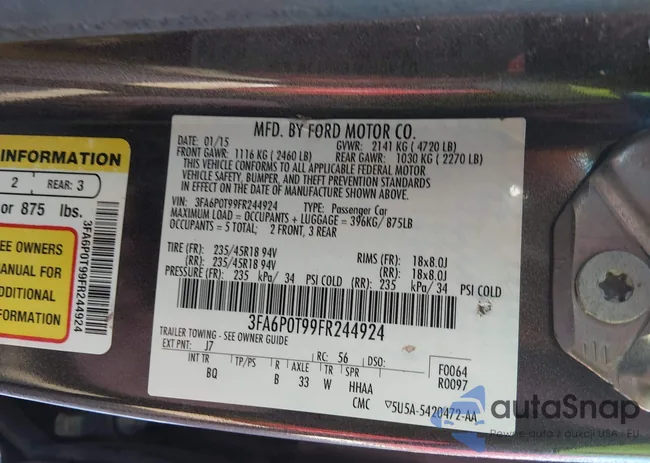 3FA6P0T99FR244924: 44224294