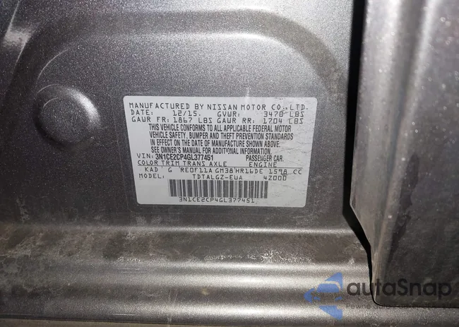 3N1CE2CP4GL377451: 44225421