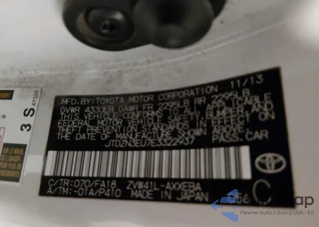 JTDZN3EU7E3322937: 44225564