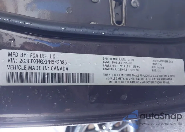 2C3CDXHGXPH543085: 44225601