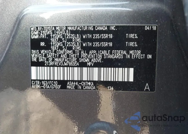 2T3RFREV3JW786954: 44225748