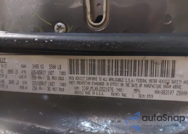 1C4PJMLX0JD521676: 44225882