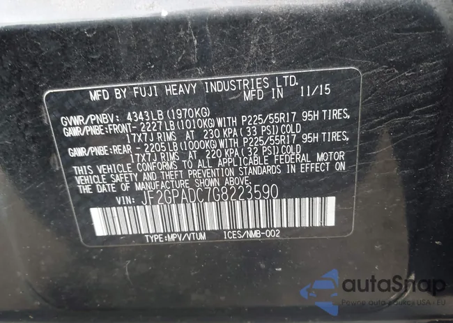 JF2GPADC7G8223590: 44225904