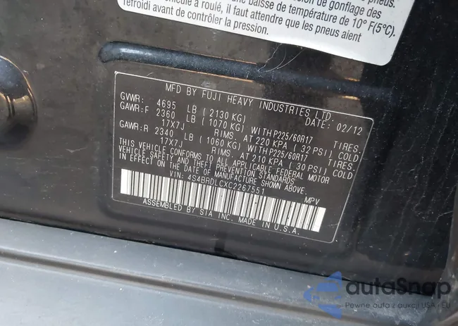 4S4BRDLCXC2267551: 44225936