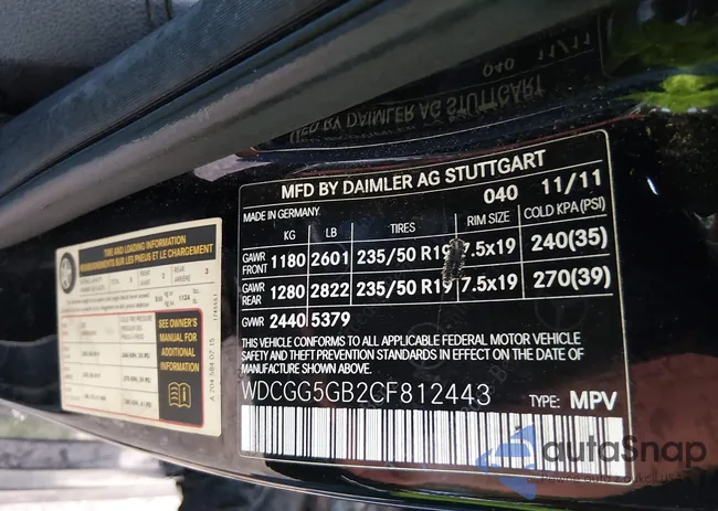 WDCGG5GB2CF812443: 44225240