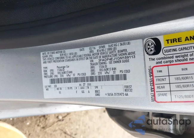 3FADP4EJ1GM159113: 44226480