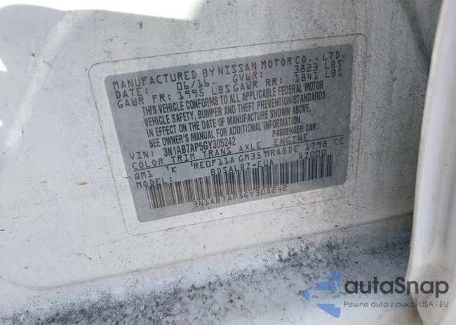 3N1AB7AP5GY305242: 44226643