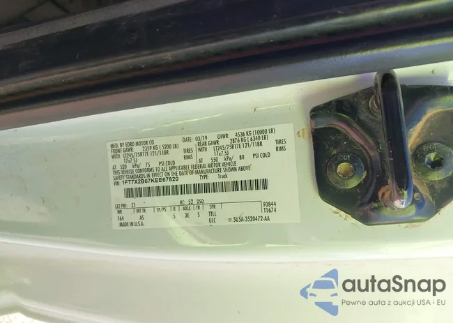 1FT7X2B67KEE67820: 44226723