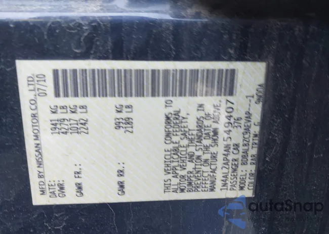 1N4AL2AP4AN549407: 44226731