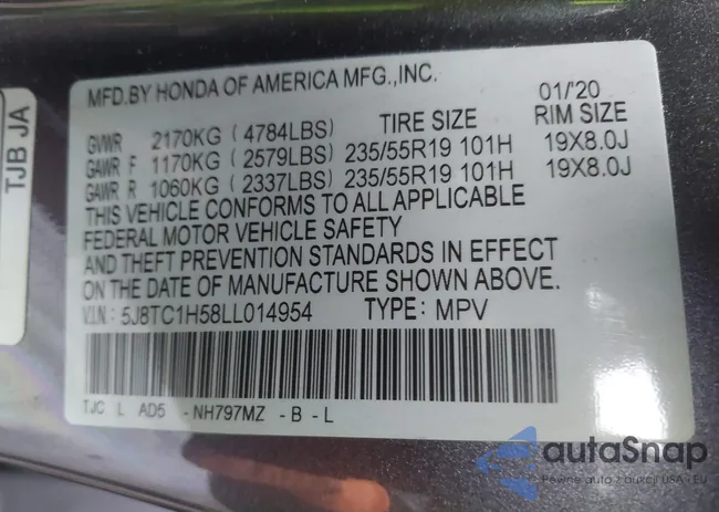 5J8TC1H58LL014954: 44226779