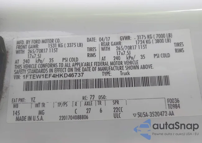 1FTEW1EF4HKD46737: 44226853