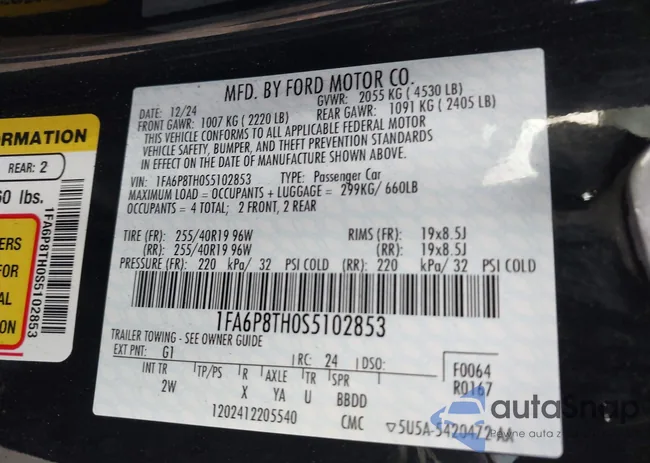 1FA6P8TH0S5102853: 44226913