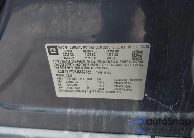 3GNAXJEV6JS589132: 44225971