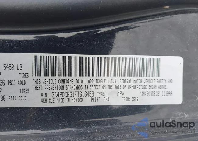 3C4PDCBG1FT616459: 44226082