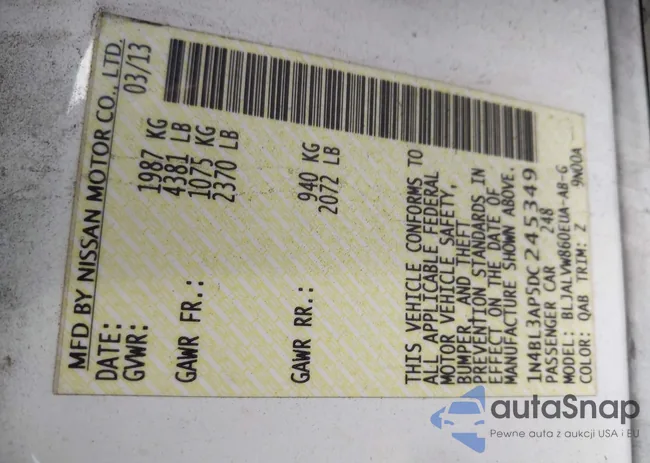 1N4BL3AP5DC245349: 44226204