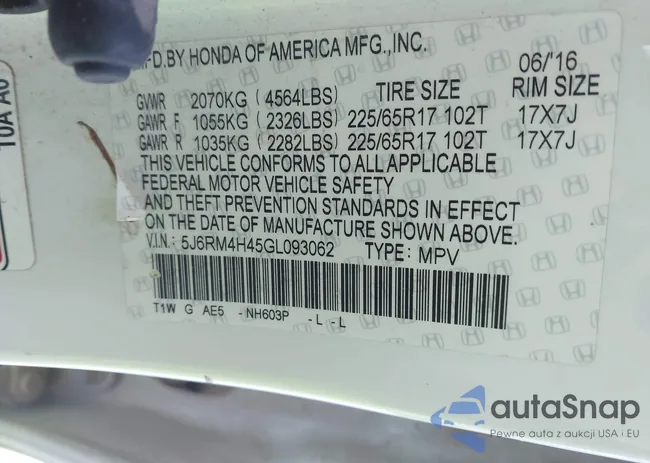 5J6RM4H45GL093062: 44227417