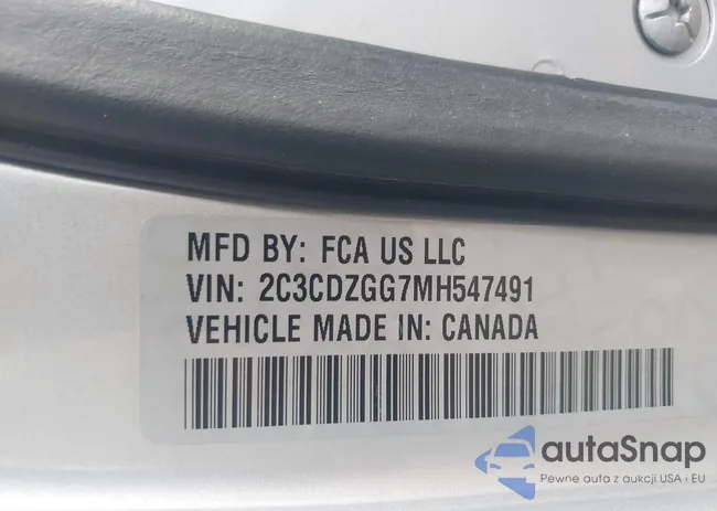 2C3CDZGG7MH547491: 44227434