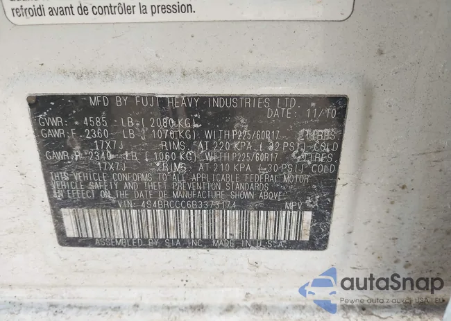 4S4BRCCC6B3373174: 44227461