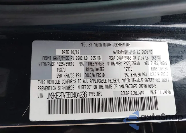 JM3KE2DY3E0404236: 44227500