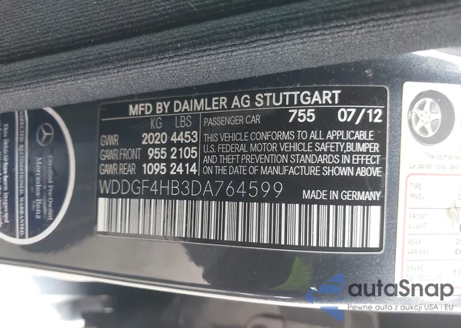 WDDGF4HB3DA764599: 44227548