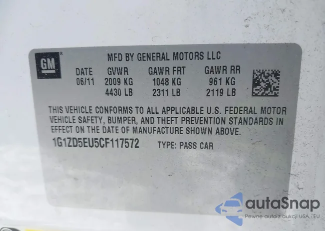 1G1ZD5EU5CF117572: 44227675