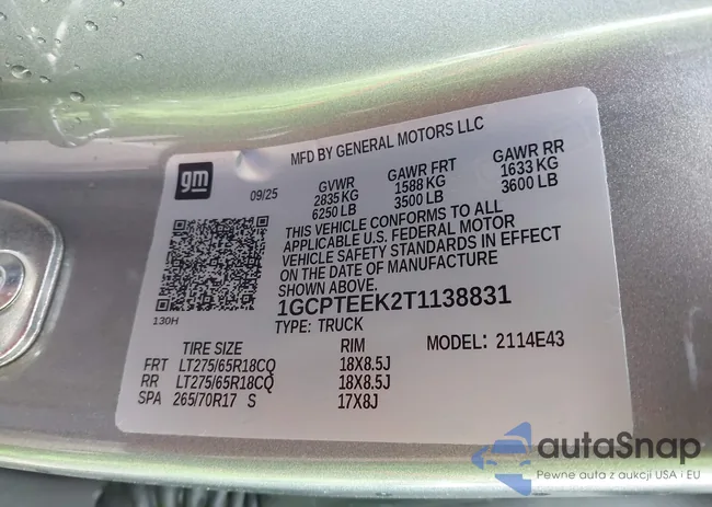 1GCPTEEK2T1138831: 44227764