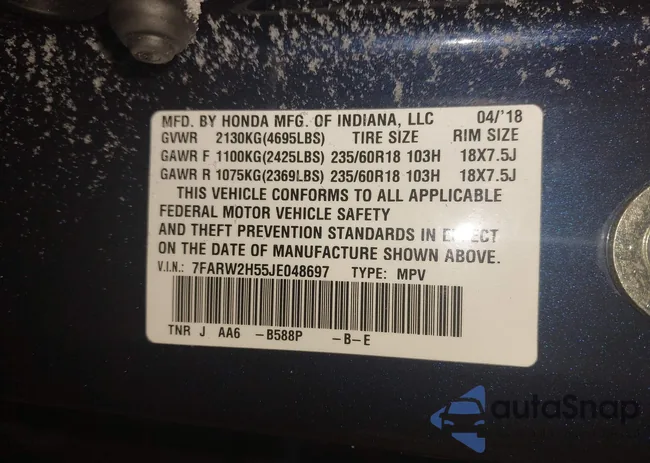 7FARW2H55JE048697: 44227864