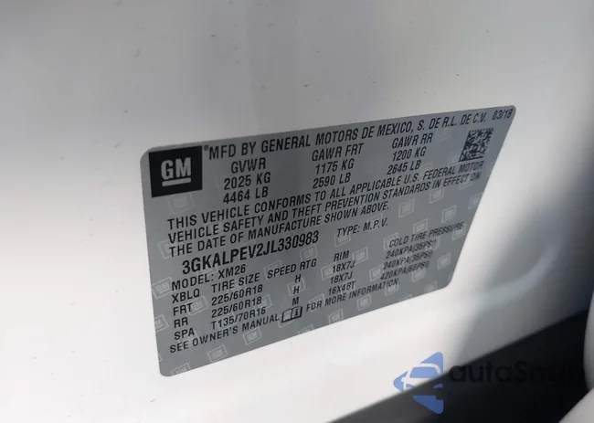 3GKALPEV2JL330983: 44227866