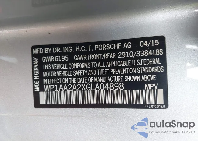 WP1AA2A2XGLA04898: 44227933