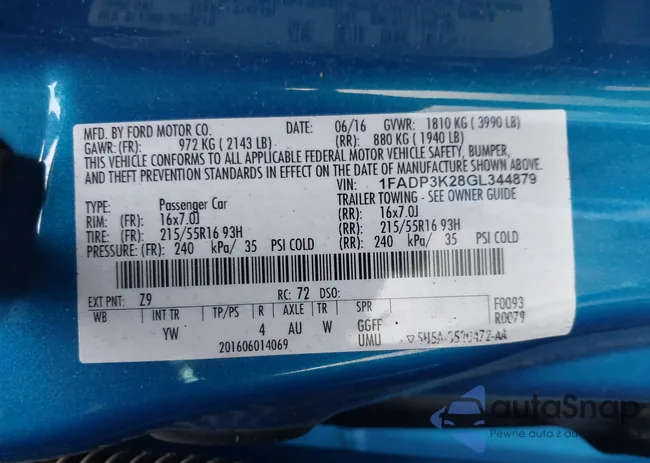 1FADP3K28GL344879: 44227078