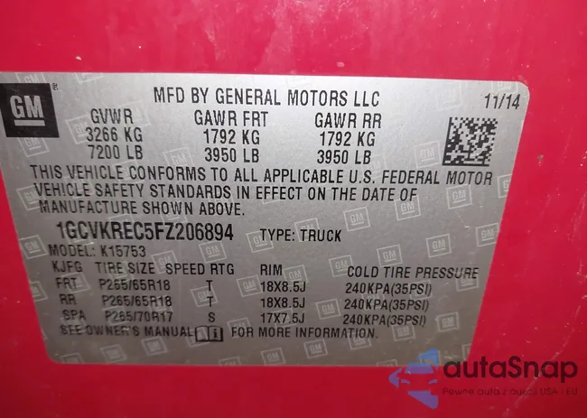 1GCVKREC5FZ206894: 44227140