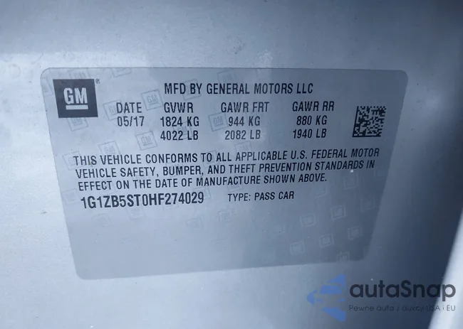 1G1ZB5ST0HF274029: 44227232