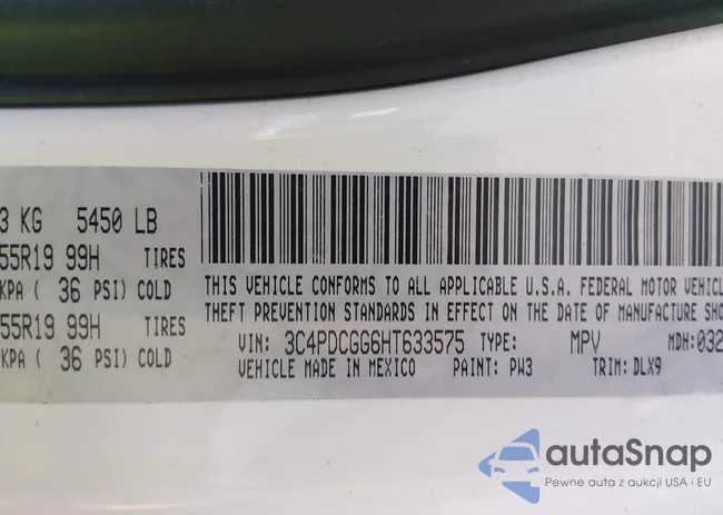 3C4PDCGG6HT633575: 44227253